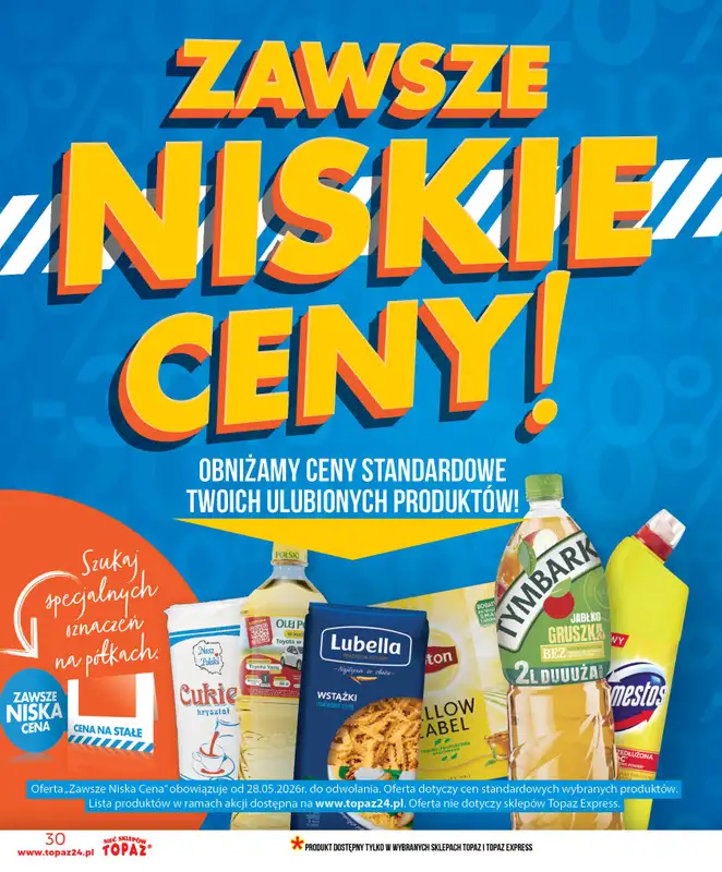TOPAZ - gazetka promocyjna Nowa gazetka od czwartku, 11.06 od czwartku 11.06 do środy 17.06 - strona 30