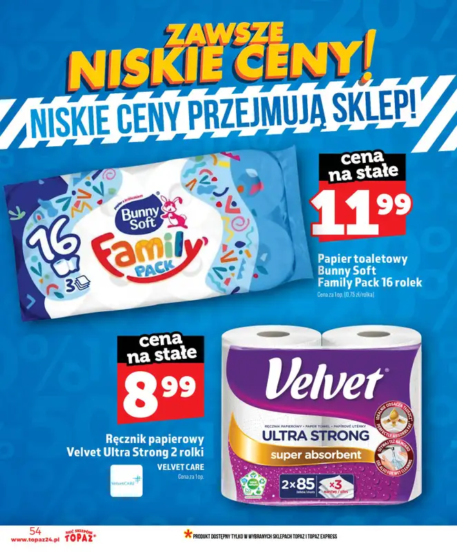 TOPAZ - gazetka promocyjna Nowa gazetka od czwartku, 11.06 od czwartku 11.06 do środy 17.06 - strona 54