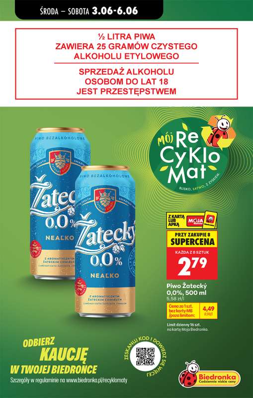Biedronka - gazetka promocyjna Od środy od środy 03.06 do środy 10.06 - strona 18