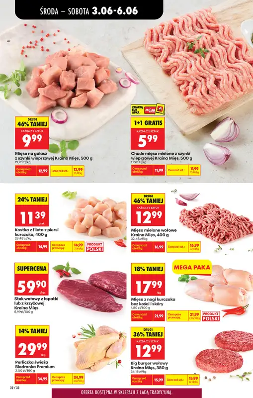 Biedronka - gazetka promocyjna Od środy, Z ladą tradycyjną od środy 03.06 do środy 10.06 - strona 36
