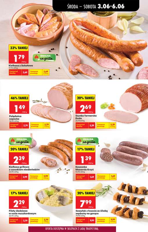 Biedronka - gazetka promocyjna Od środy, Z ladą tradycyjną od środy 03.06 do środy 10.06 - strona 35