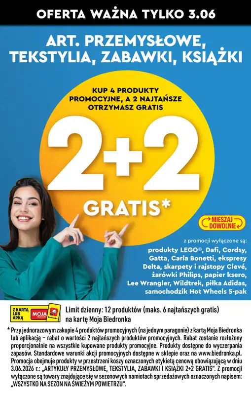Biedronka - gazetka promocyjna Od środy, Z ladą tradycyjną od środy 03.06 do środy 10.06 - strona 22