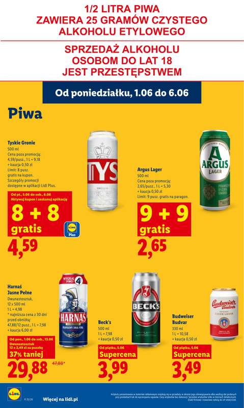 Lidl - gazetka promocyjna Oferta od piątku od piątku 05.06 do soboty 06.06 - strona 68