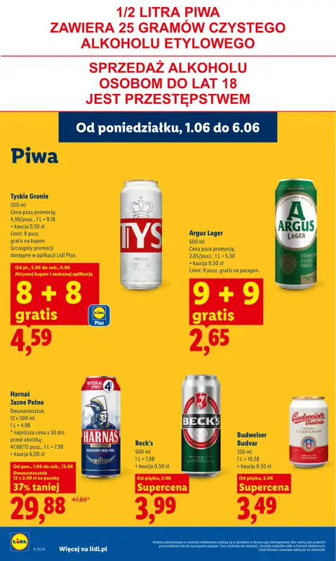 Lidl - gazetka promocyjna Oferta od piątku od piątku 05.06 do soboty 06.06 - strona 68