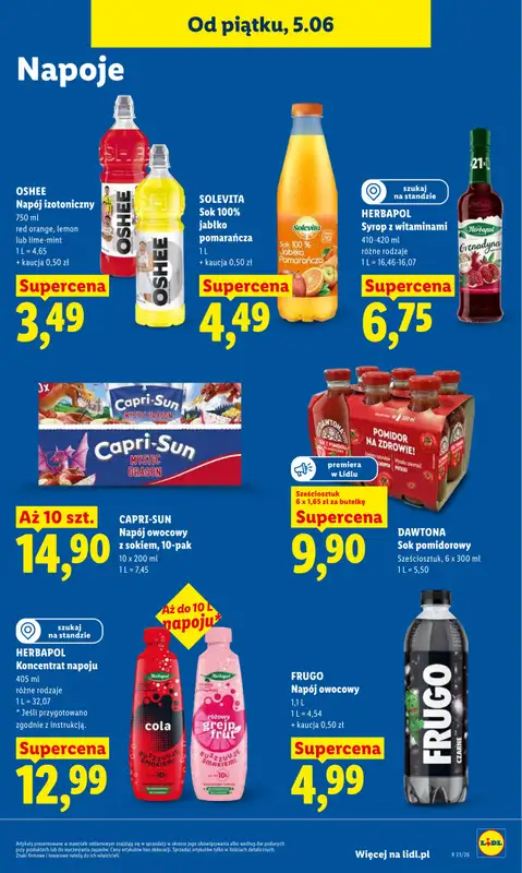 Lidl - gazetka promocyjna Oferta od piątku od piątku 05.06 do soboty 06.06 - strona 67