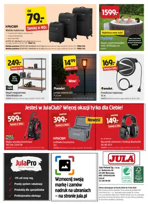 Jula - gazetka promocyjna Gazetka od czwartku 04.06 do środy 17.06 - strona 8