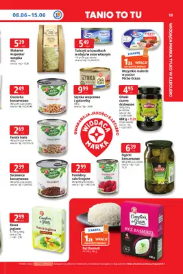 Leclerc - gazetka promocyjna Oferta E.Leclerc I Tanio to tu! od poniedziałku 08.06 do poniedziałku 15.06 - strona 13