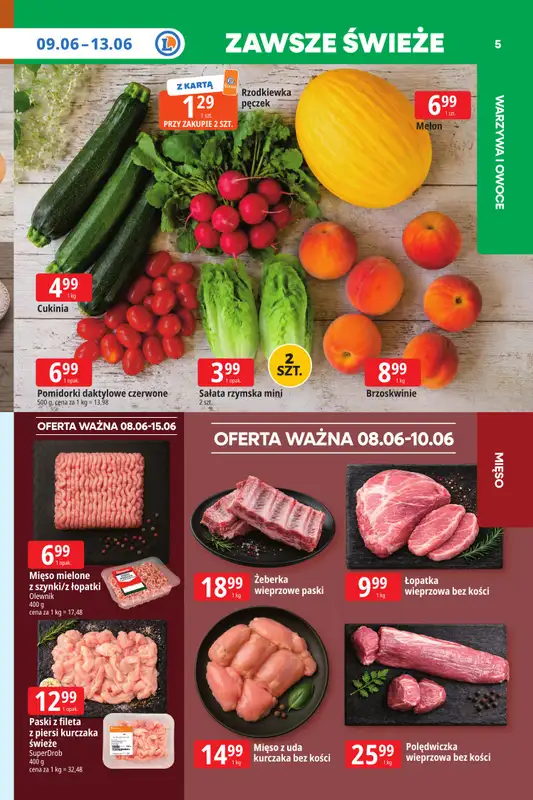 Leclerc - gazetka promocyjna Oferta E.Leclerc I Tanio to tu! od poniedziałku 08.06 do poniedziałku 15.06 - strona 5