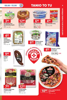 Leclerc - gazetka promocyjna Oferta E.Leclerc I Tanio to tu! od poniedziałku 08.06 do poniedziałku 15.06 - strona 9