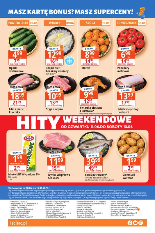 Leclerc - gazetka promocyjna Oferta E.Leclerc I Tanio to tu! od poniedziałku 08.06 do poniedziałku 15.06 - strona 20