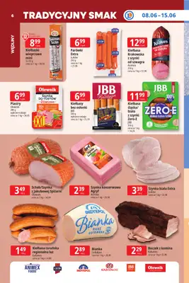 Leclerc - gazetka promocyjna Oferta E.Leclerc I Tanio to tu! od poniedziałku 08.06 do poniedziałku 15.06 - strona 6