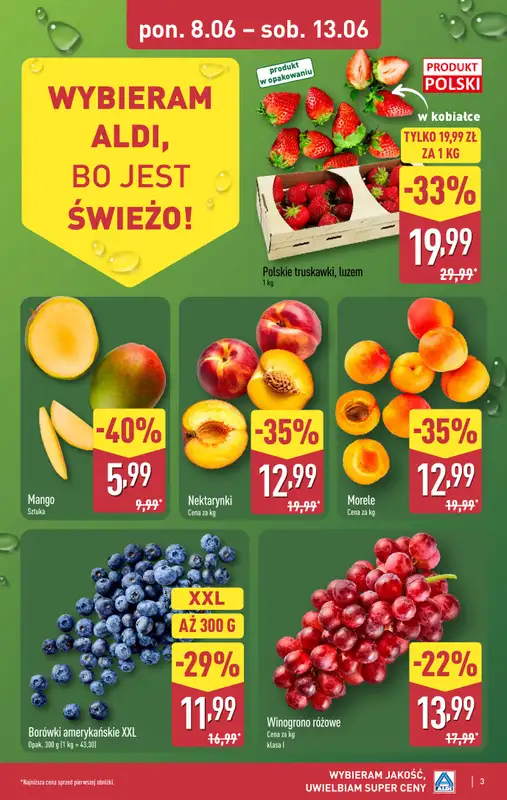Aldi - gazetka promocyjna Pełny katalog! od poniedziałku 08.06 do soboty 13.06 - strona 3