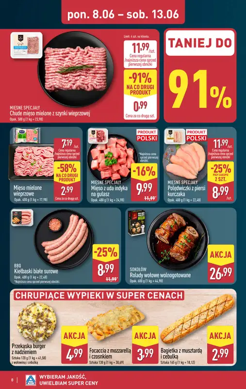 Aldi - gazetka promocyjna Pełny katalog! od poniedziałku 08.06 do soboty 13.06 - strona 8
