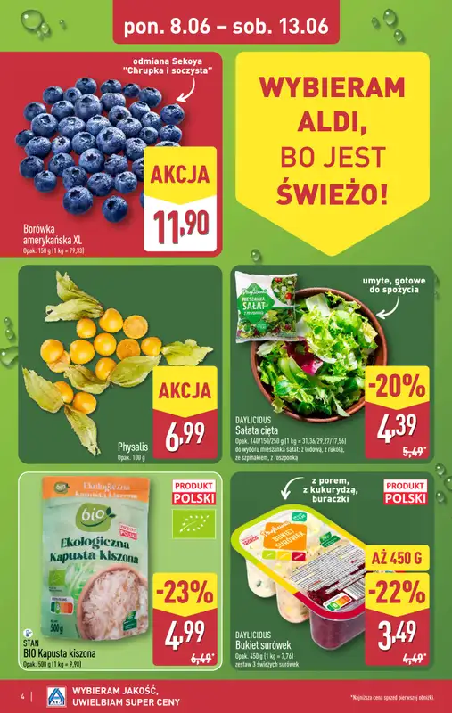 Aldi - gazetka promocyjna Pełny katalog! od poniedziałku 08.06 do soboty 13.06 - strona 4