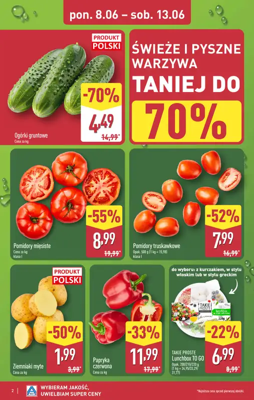 Aldi - gazetka promocyjna Pełny katalog! od poniedziałku 08.06 do soboty 13.06 - strona 2