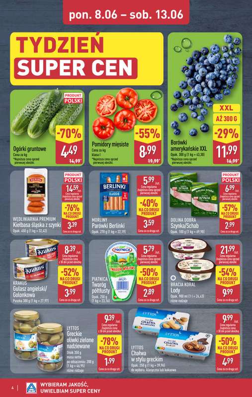Aldi - gazetka promocyjna Weekend super cen w Aldi! od czwartku 11.06 do soboty 13.06 - strona 4