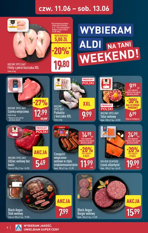 Aldi - gazetka promocyjna Weekend super cen w Aldi! od czwartku 11.06 do soboty 13.06 - strona 8