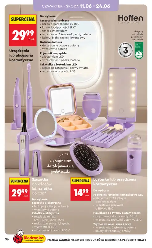 Biedronka - gazetka promocyjna Hity i inspiracje, od 06.06 od soboty 06.06 do środy 24.06 - strona 38