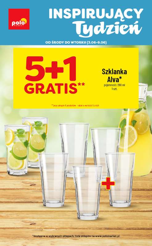 POLOmarket - gazetka promocyjna Inspirujący tydzień od piątku 05.06 do wtorku 09.06