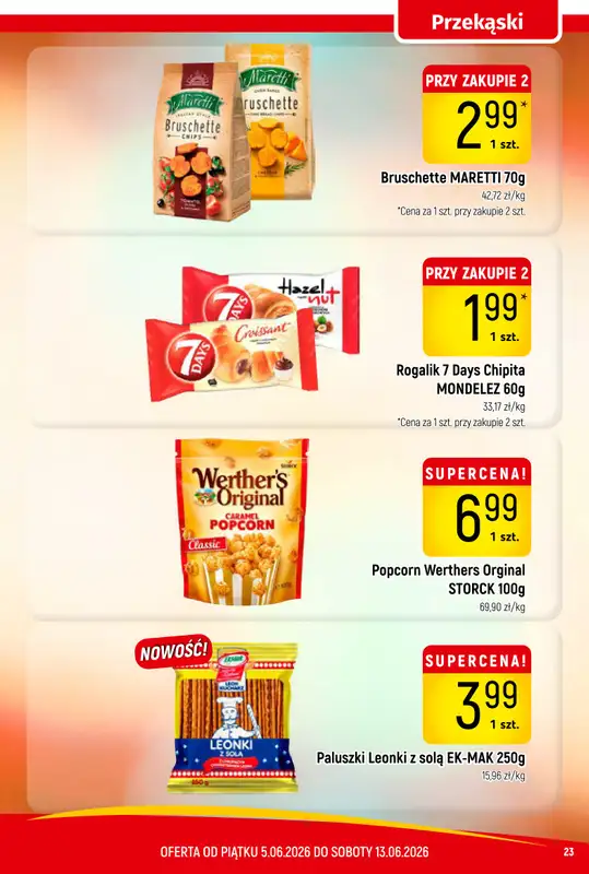 Delikatesy Piotruś Pan - gazetka promocyjna Gazetka od piątku 05.06 do soboty 13.06 - strona 23