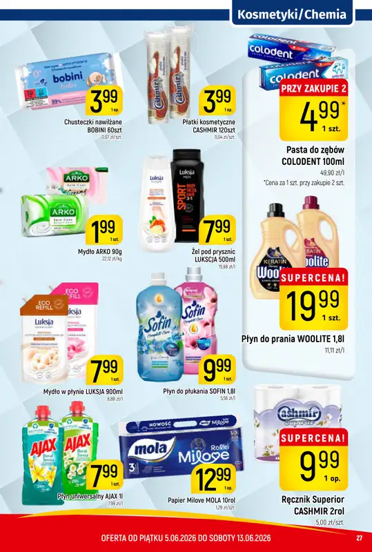 Delikatesy Piotruś Pan - gazetka promocyjna Gazetka od piątku 05.06 do soboty 13.06 - strona 27