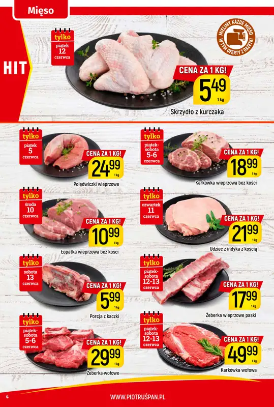 Delikatesy Piotruś Pan - gazetka promocyjna Gazetka od piątku 05.06 do soboty 13.06 - strona 4