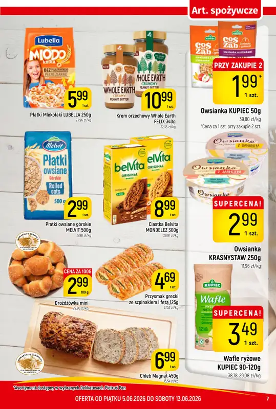 Delikatesy Piotruś Pan - gazetka promocyjna Gazetka od piątku 05.06 do soboty 13.06 - strona 7