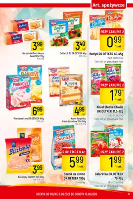 Delikatesy Piotruś Pan - gazetka promocyjna Gazetka od piątku 05.06 do soboty 13.06 - strona 21
