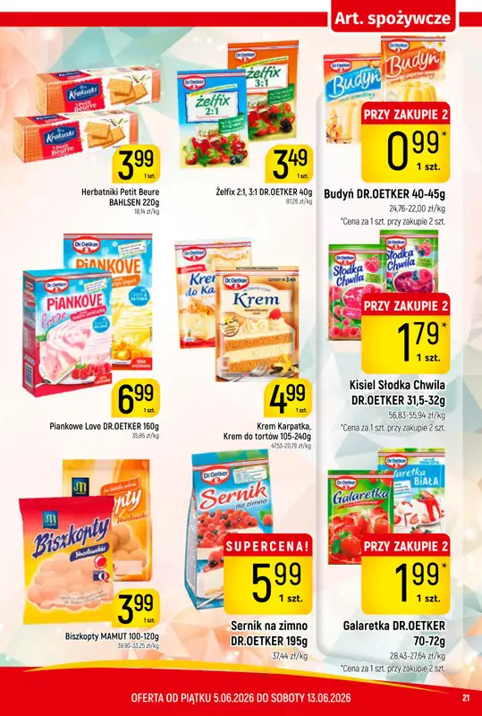 Delikatesy Piotruś Pan - gazetka promocyjna Gazetka od piątku 05.06 do soboty 13.06 - strona 21