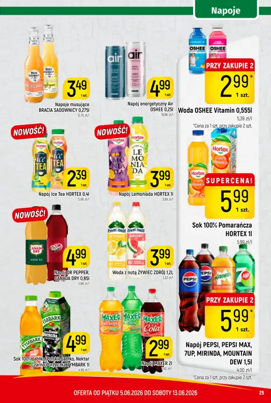 Delikatesy Piotruś Pan - gazetka promocyjna Gazetka od piątku 05.06 do soboty 13.06 - strona 25