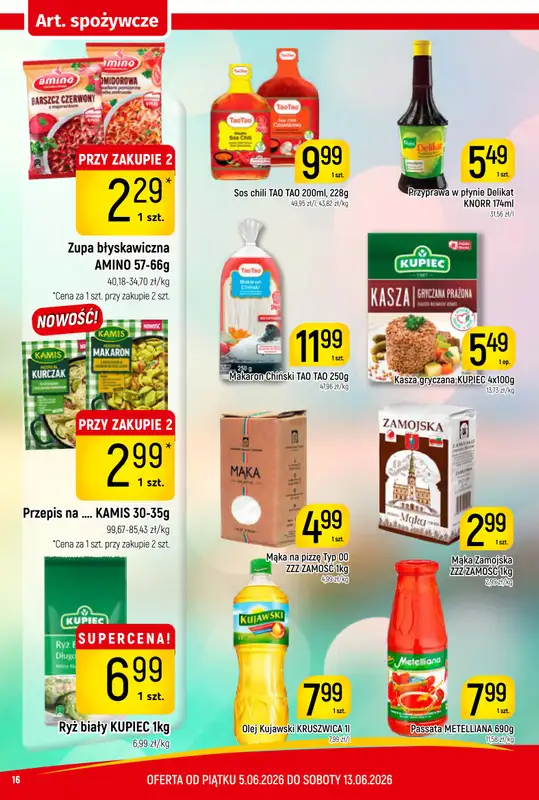 Delikatesy Piotruś Pan - gazetka promocyjna Gazetka od piątku 05.06 do soboty 13.06 - strona 16