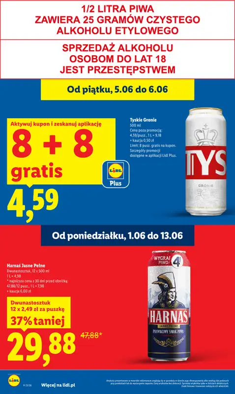 Lidl - gazetka promocyjna Oferta od piątku od piątku 05.06 do soboty 06.06 - strona 8