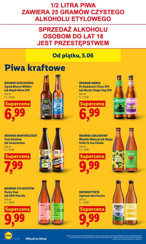 Lidl - gazetka promocyjna Oferta od piątku od piątku 05.06 do soboty 06.06 - strona 70