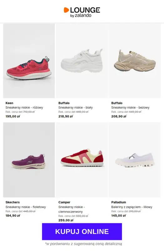 Lounge by Zalando - gazetka promocyjna Sneakersy na lato do -77% od piątku 05.06 do soboty 06.06 - strona 9