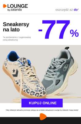 Lounge by Zalando - gazetka promocyjna Sneakersy na lato do -77% od piątku 05.06 do soboty 06.06