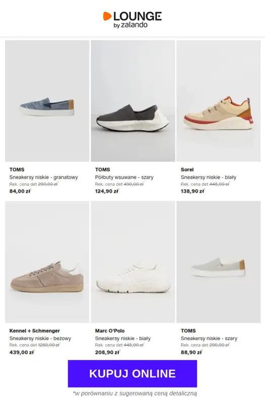 Lounge by Zalando - gazetka promocyjna Sneakersy na lato do -77% od piątku 05.06 do soboty 06.06 - strona 6