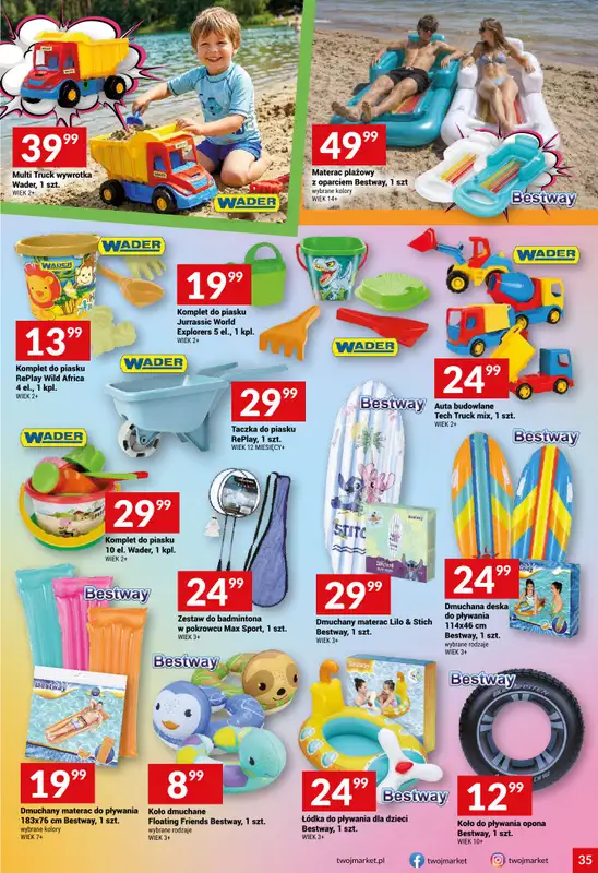 Twój Market - gazetka promocyjna Gazetka od wtorku 02.06 do wtorku 09.06 - strona 35