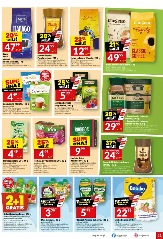 Twój Market - gazetka promocyjna Gazetka od wtorku 02.06 do wtorku 09.06 - strona 21
