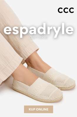 CCC - gazetka promocyjna Espadryle damskie od piątku 05.06 