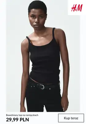 H&M - gazetka promocyjna Topy damskie od piątku 05.06  - strona 10