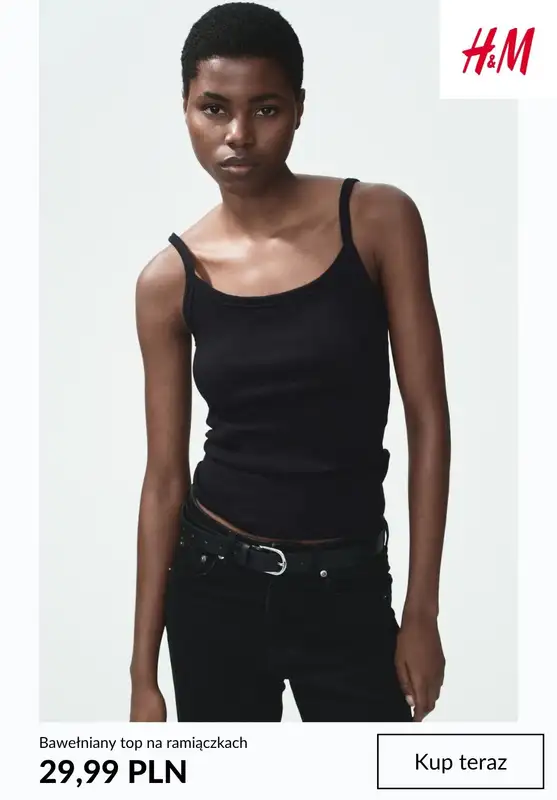 H&M - gazetka promocyjna Topy damskie od piątku 05.06  - strona 10