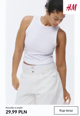 H&M - gazetka promocyjna Topy damskie od piątku 05.06  - strona 9