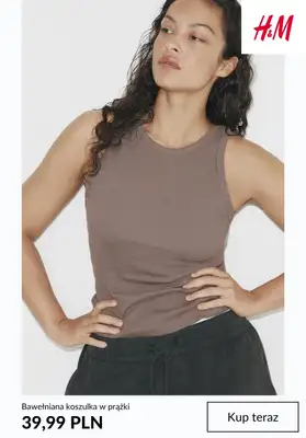 H&M - gazetka promocyjna Topy damskie od piątku 05.06  - strona 5