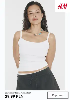 H&M - gazetka promocyjna Topy damskie od piątku 05.06  - strona 12