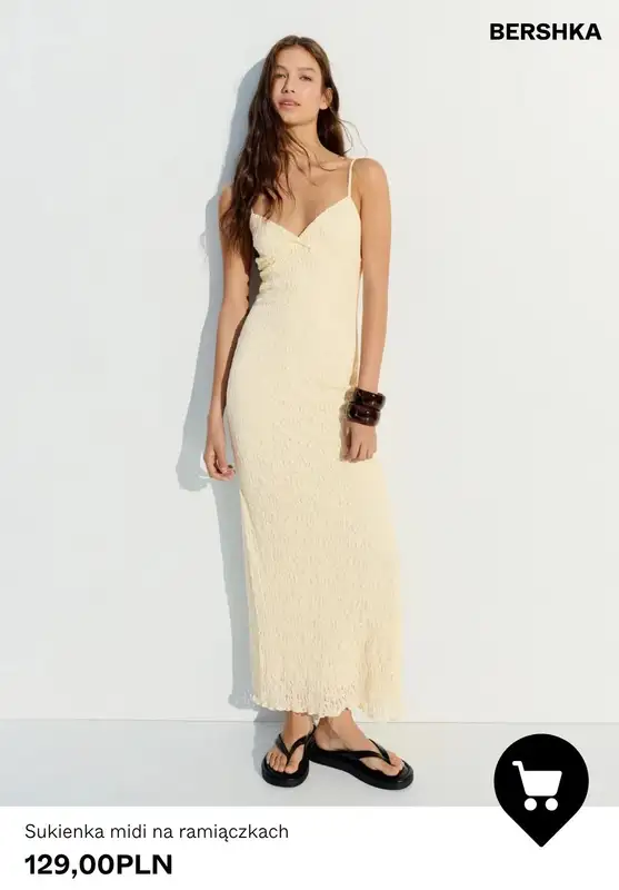 Bershka - gazetka promocyjna Sukienki na lato od piątku 05.06  - strona 5