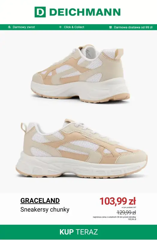 Deichmann - gazetka promocyjna Buty dostępne tylko online od piątku 05.06  - strona 10