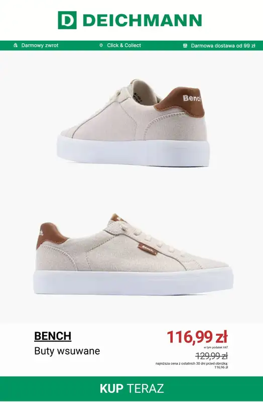 Deichmann - gazetka promocyjna Buty dostępne tylko online od piątku 05.06  - strona 5