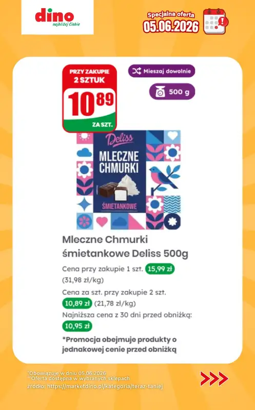 Dino - gazetka promocyjna Specjalna oferta na 05.06.2026 - promocje spoza gazetki od piątku 05.06 do piątku 05.06 - strona 4
