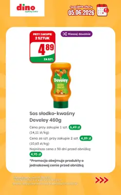 Dino - gazetka promocyjna Specjalna oferta na 05.06.2026 - promocje spoza gazetki od piątku 05.06 do piątku 05.06 - strona 8