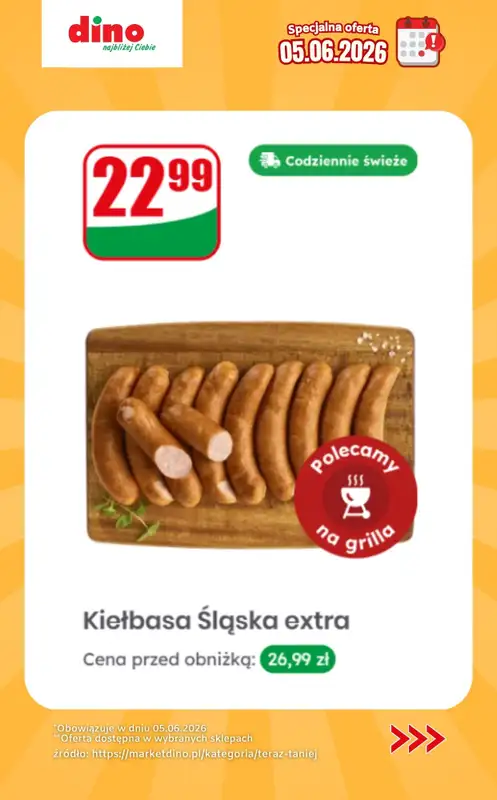 Dino - gazetka promocyjna Specjalna oferta na 05.06.2026 - promocje spoza gazetki od piątku 05.06 do piątku 05.06 - strona 3